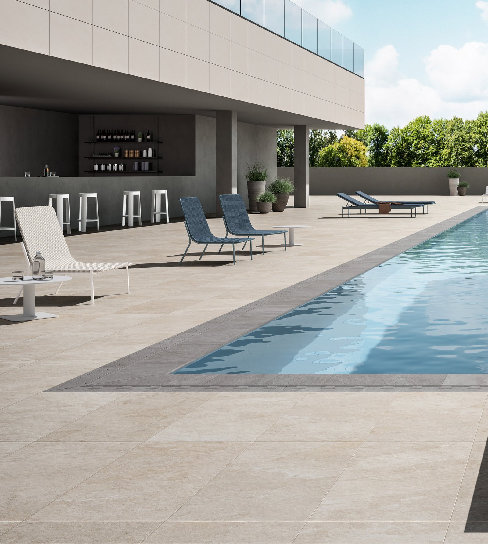 Lea Waterfall Silver Flow Ivory Flow 20MM