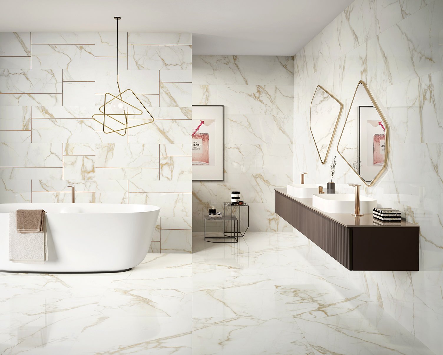 Love Tiles - Precious Calacatta Gold